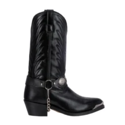 Dan Post Laredo® Men's Tallahassee Round Toe Black Western Boots 6770-BK -Ariat 6770 BK 2
