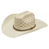 Twister Unisex Bangora Ivory And Tan Western Straw Hat T71820 -Ariat 71820