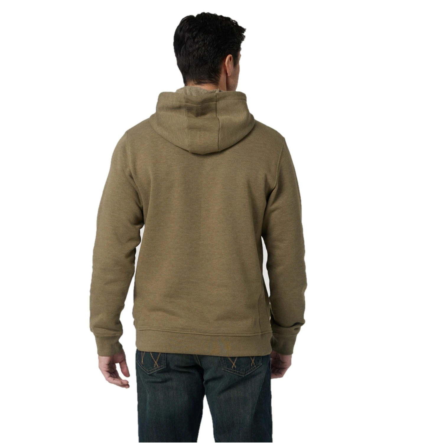 Wrangler® Men's BH Burnt Olive Pullover Hoodie 112319201 4 Wrangler® Men's BH Burnt Olive Pullover Hoodie 112319201 - Image 2