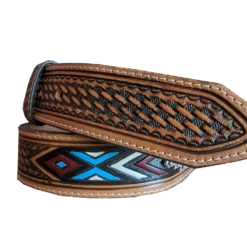 Brighton Men's "Tan Sierra" Sunrise Basket Weave Leather Belt C14134 7 Brighton Men's "Tan Sierra" Sunrise Basket Weave Leather Belt C14134 -Ariat C14134 2