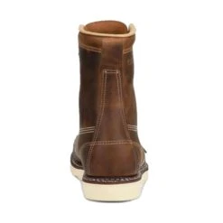 Carolina® Men's Dark Brown Domestic Moc Toe Wedge Work Boots CA8012 -Ariat CA8012c