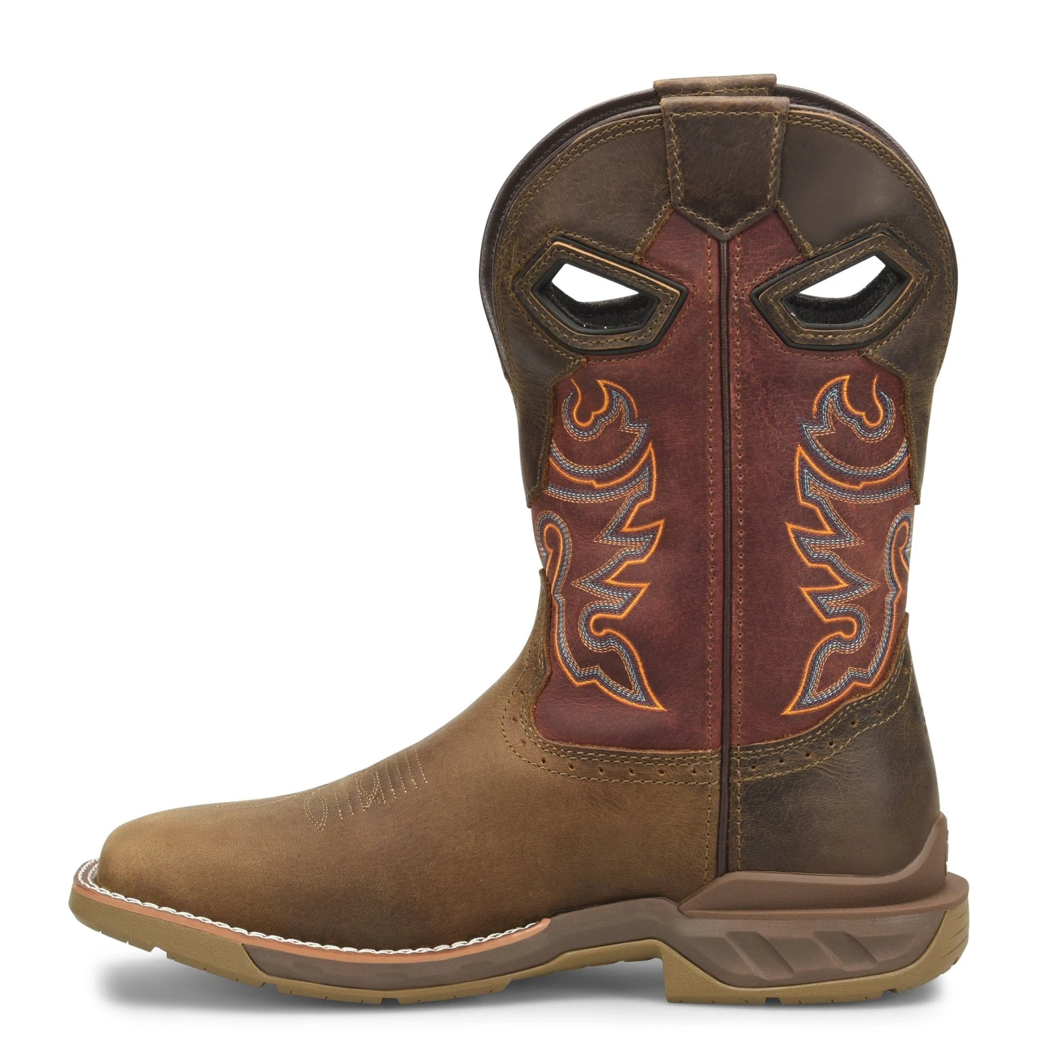 Double H Men's Phantom Rider Alridge 11" Square Toe Brown Boots DH5369 8 Double H Men's Phantom Rider Alridge 11" Square Toe Brown Boots DH5369 - Image 6