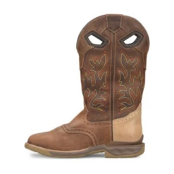 Double H® Phantom Rider Dino Golden Tan Square Toe Roper Boots DH5378 11 Double H® Phantom Rider Dino Golden Tan Square Toe Roper Boots DH5378 -Ariat DH5378 5