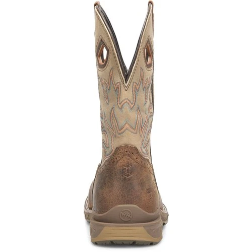 Double H® Men's PROPHECY 11" U Toe Brown & Tan Roper Boots DH5385 7 Double H® Men's PROPHECY 11" U Toe Brown & Tan Roper Boots DH5385 - Image 5