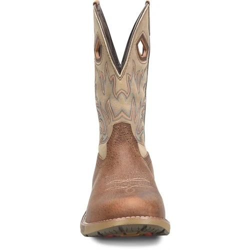Double H® Men's PROPHECY 11" U Toe Brown & Tan Roper Boots DH5385 6 Double H® Men's PROPHECY 11" U Toe Brown & Tan Roper Boots DH5385 - Image 4
