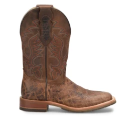 Double H® Men's Bregman 12" Wide Square Toe Brown Work Boots DH8645 -Ariat DH8645a