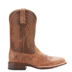 Ariat Men's Tannin Brown Plano Western Boots 10025168 -Ariat F18 MNS Plano Simmons 10025168 side