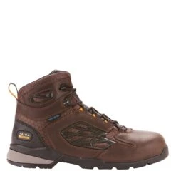 Ariat Men's Rebar Flex 6" H2O Dark Brown Composite Toe Work Boots 10025006 9 Ariat Men's Rebar Flex 6" H2O Dark Brown Composite Toe Work Boots 10025006 -Ariat F18 MNS Rebar Flex H2O Simmons 10025006 side1