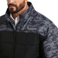 Ariat Men's Crius Insulated Black/Camo Concealed Carry Jacket 10037059 8 Ariat Men's Crius Insulated Black/Camo Concealed Carry Jacket 10037059 -Ariat F21 MNS WEST 10037059 detail03 1