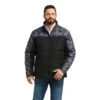 Ariat Men's Crius Insulated Black/Camo Concealed Carry Jacket 10037059 -Ariat F21 MNS WEST 10037059 front
