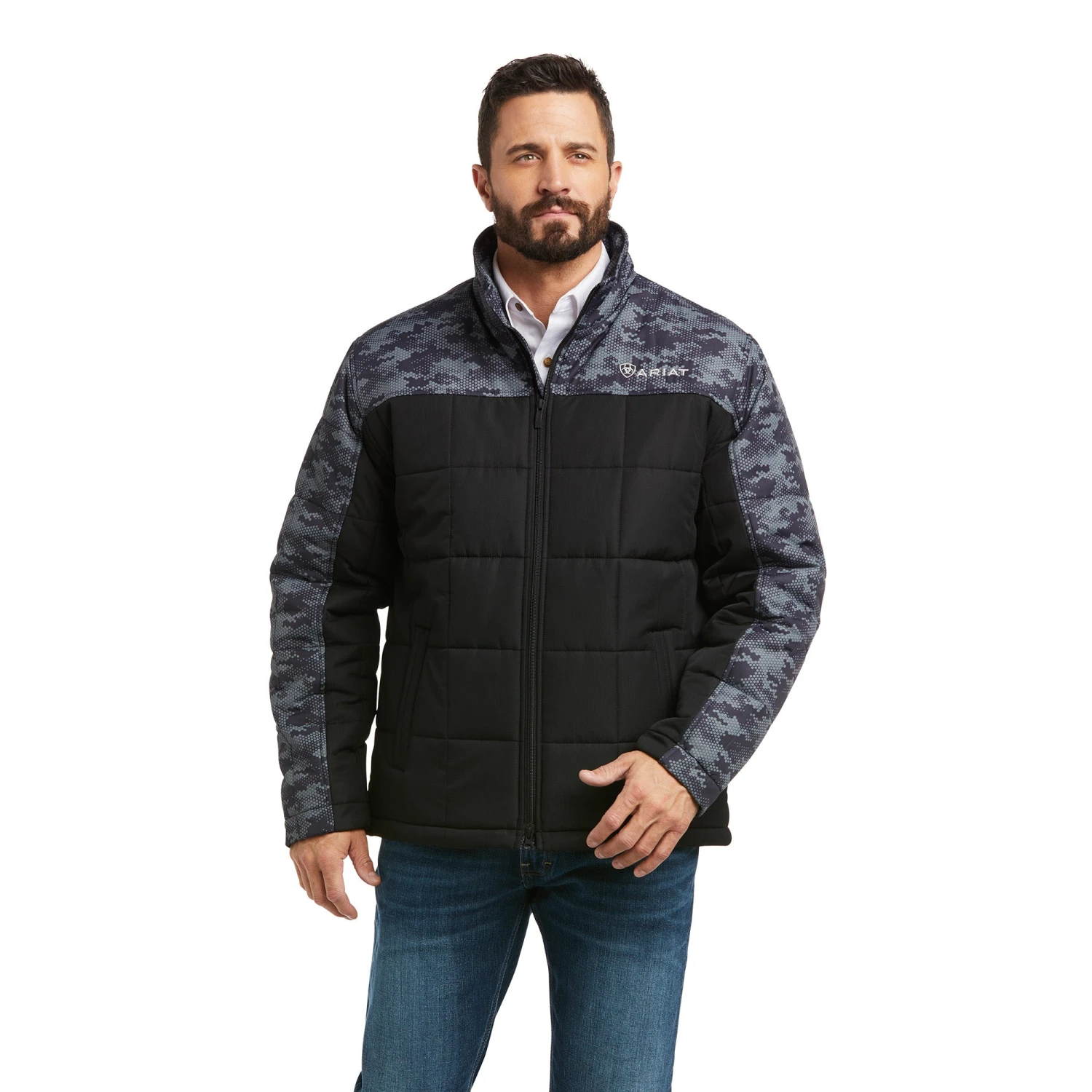 Ariat Men's Crius Insulated Black/Camo Concealed Carry Jacket 10037059 3 Ariat Men's Crius Insulated Black/Camo Concealed Carry Jacket 10037059