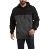 Ariat Men's Lifted Chenille Black Hoodie Sweatshirt 10037349 -Ariat F21 MNS WEST 10037349 front