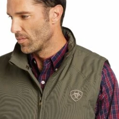 Ariat Men's Team Logo Walnut Concealed Carry Insulated Vest 10037551 -Ariat F21 MNS WEST 10037551 detail04