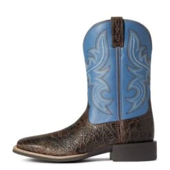 Ariat Men's Sport Sow Country Clear Blue Western Boots 10038361 -Ariat F21 MNS WEST 10038361 side