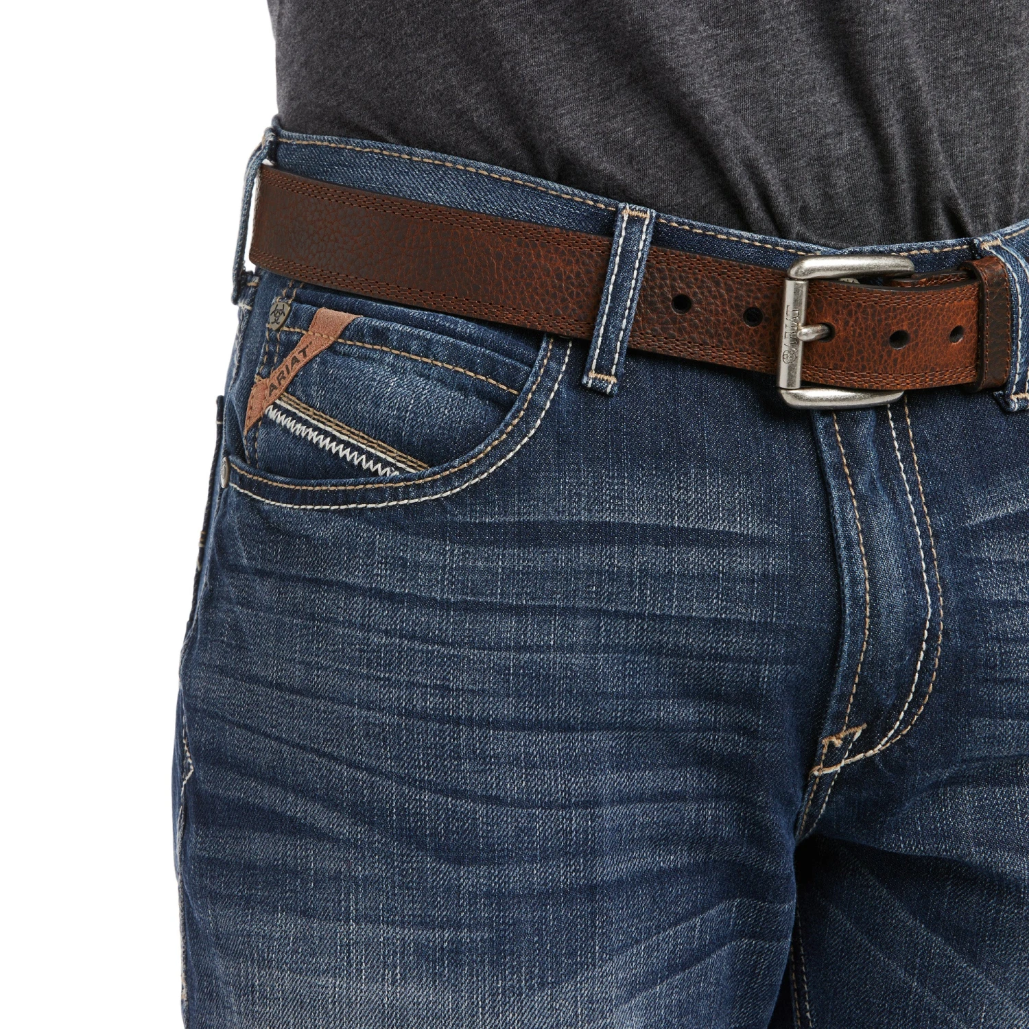 Ariat Men's M4 Low Rise Spencer Fashion Boot Cut Jeans 10036882 6 Ariat Men's M4 Low Rise Spencer Fashion Boot Cut Jeans 10036882 - Image 4