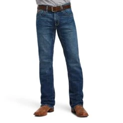 Ariat® Men's M5 Marston Walden Straight Leg Denim Jeans 10041095 -Ariat F22 MNS WEST 10041095 front
