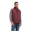 Ariat® Men's Crius Concealed Carry Red Mahogany Vest 10041522 -Ariat F22 MNS WEST 10041522 front