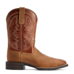 Ariat® Men's Hybrid Ranchwork Sorrel Crunch Western Boots 10042394 -Ariat F22 MNS WEST 10042394 side