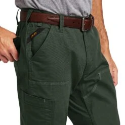 Ariat® Men's Rebar M4 DuraStretch™ Dark Sage Straight Leg Pants 10041082 11 Ariat® Men's Rebar M4 DuraStretch™ Dark Sage Straight Leg Pants 10041082 -Ariat F22 MNS WORK 10041082 detail01