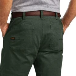 Ariat® Men's Rebar M4 DuraStretch™ Dark Sage Straight Leg Pants 10041082 12 Ariat® Men's Rebar M4 DuraStretch™ Dark Sage Straight Leg Pants 10041082 -Ariat F22 MNS WORK 10041082 detail02
