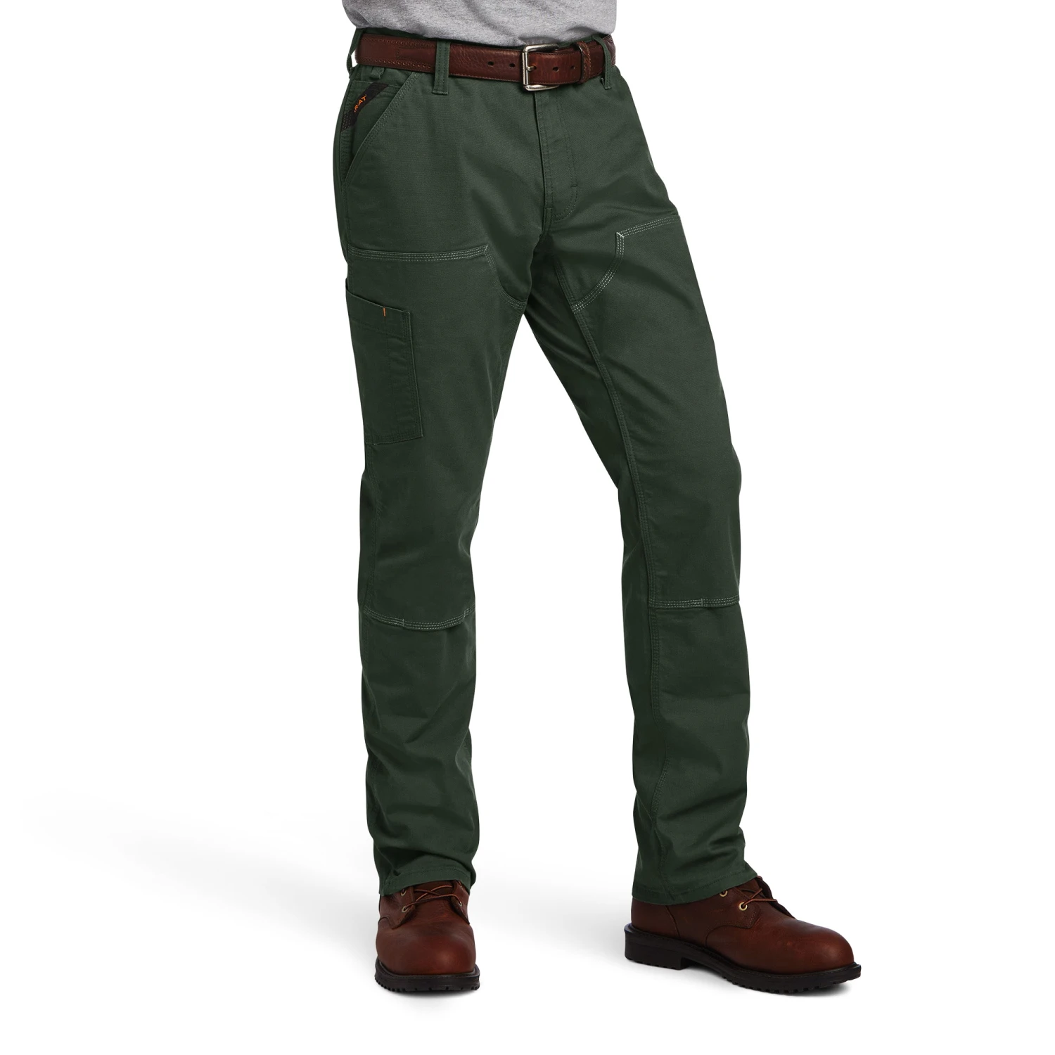 Ariat® Men's Rebar M4 DuraStretch™ Dark Sage Straight Leg Pants 10041082 4 Ariat® Men's Rebar M4 DuraStretch™ Dark Sage Straight Leg Pants 10041082 - Image 2
