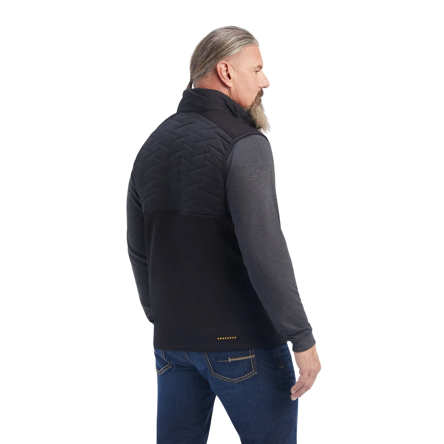 Ariat Men's Rebar Cloud 9 Insulated Black Vest 10041503 4 Ariat Men's Rebar Cloud 9 Insulated Black Vest 10041503 - Image 2