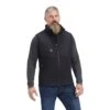 Ariat Men's Rebar Cloud 9 Insulated Black Vest 10041503 -Ariat F22 MNS WORK 10041503 front