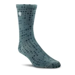 Ariat® Unisex 3-Pack Charm Four Leaf Clover Doodle Crew Socks 10041365 -Ariat F22 UNI ENGL 10041365 detail02