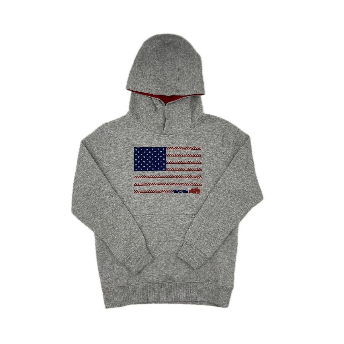 Hooey Men's 'Liberty Roper" Heather Grey Hoodie HH1178GY 3 Hooey Men's 'Liberty Roper" Heather Grey Hoodie HH1178GY