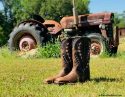 Ariat® Men's Quickdraw VentTEK® Brown Patriotic Flag Boots 10027165 -Ariat IMG 2525