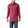 Kimes Ranch® Men's Linville Dark Red Button Down Dress Shirt LIN-RED2 -Ariat LIN RED2 2