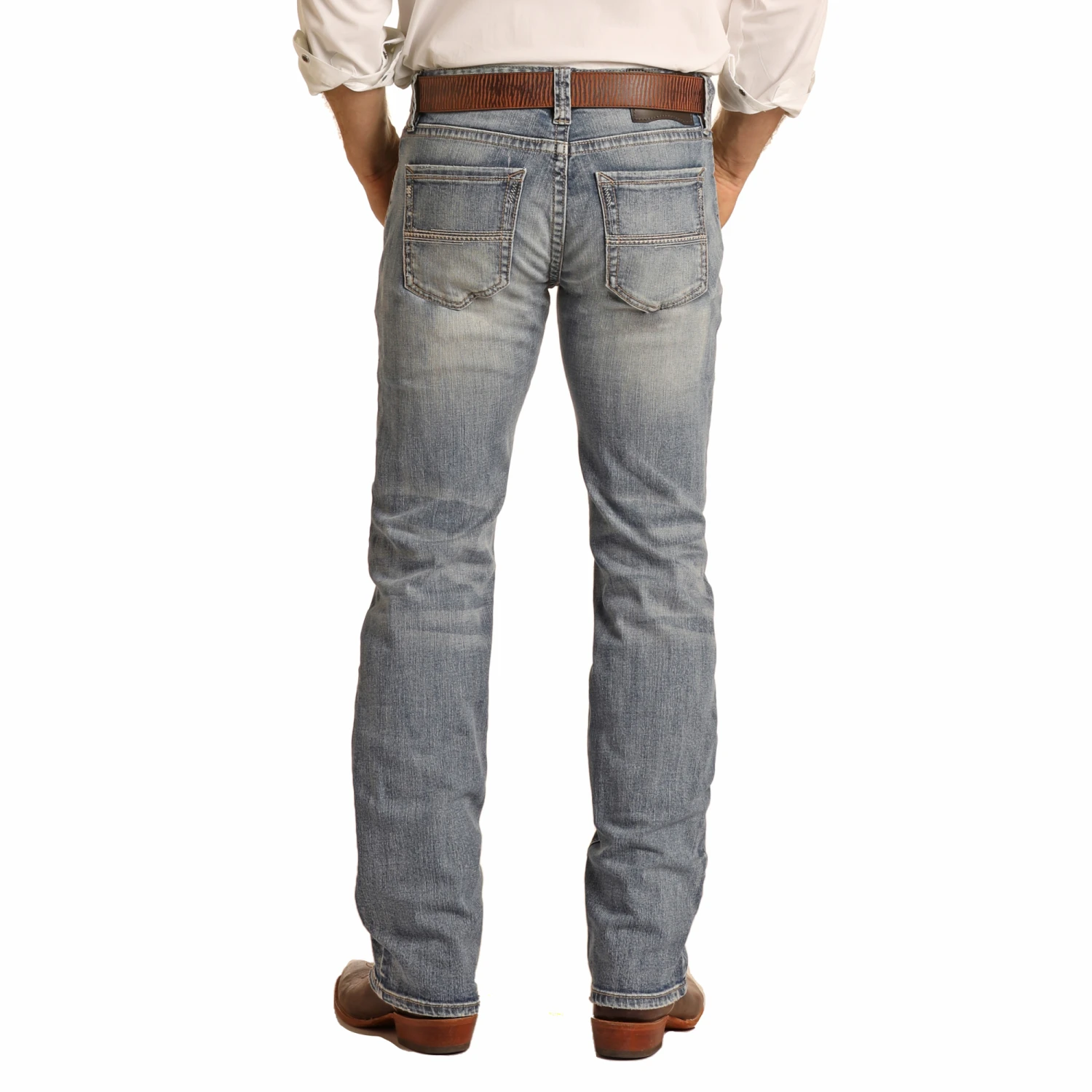 Rock & Roll Denim® Men's Reflex Pistol Straight Leg Jeans M1P3580 3 Rock & Roll Denim® Men's Reflex Pistol Straight Leg Jeans M1P3580