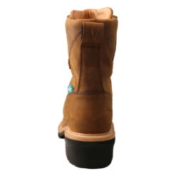 Twisted X Men's Brown Composite Toe 8" Logger Work Boots MLGCW03 -Ariat MLGCW03 6
