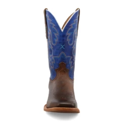 Twisted X® 12" Rancher Indigo Blue & Brown Square Toe Boots MRAL029 -Ariat MRAL029 3