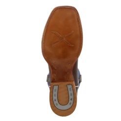 Twisted X® 12" Rancher Indigo Blue & Brown Square Toe Boots MRAL029 -Ariat MRAL029 4