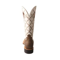Twisted X Men's Ruff Stock Bomber And White Square Toe Boots MRS0056 10 Twisted X Men's Ruff Stock Bomber And White Square Toe Boots MRS0056 -Ariat MRS0056 6