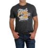 Cinch Men's Lead This Life Short Sleeve Charcoal T-Shirt MTT1690455 -Ariat MTT1690455