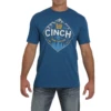 Cinch® Men's Teal Mountain Logo Graphic T-Shirt MTT1690510 -Ariat MTT1690510 1