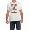 Cinch® Men's "Camp Yee-Haw Keep America Cowboy" White Tee MTT1690541 -Ariat MTT1690541 1