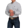 Cinch® Men's Plaid White Button Down Shirt MTW1105479 -Ariat MTW1105479