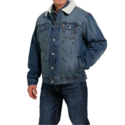 Cinch® Men's Denim Concealed Carry Trucker Jacket MWJ1074006 9 Cinch® Men's Denim Concealed Carry Trucker Jacket MWJ1074006 -Ariat MWJ1074006 2 1