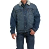 Cinch® Men's Denim Concealed Carry Trucker Jacket MWJ1074006 -Ariat MWJ1074006 1