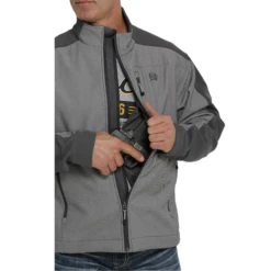 Cinch® Men's Grey Concealed To Carry Bonded Jacket MWJ1565001 12 Cinch® Men's Grey Concealed To Carry Bonded Jacket MWJ1565001 -Ariat MWJ1565001 5