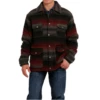 Cinch® Men's Black Striped Frontier Coat MWJ1572001 -Ariat MWJ1572001