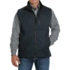Cinch Men's Bonded Navy Textured Vest MWV1515009 -Ariat MWV1515009new
