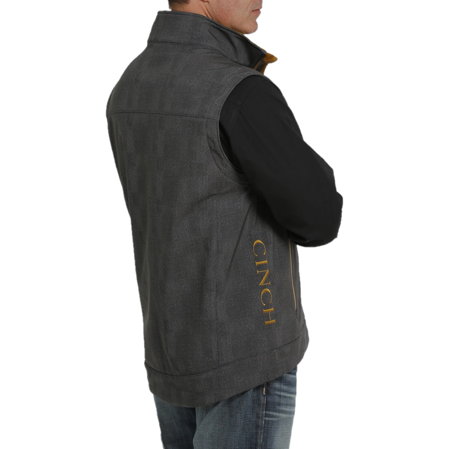 Cinch® Men's Concealed To Carry Charcoal Vest MWV1541006 5 Cinch® Men's Concealed To Carry Charcoal Vest MWV1541006 - Image 3