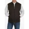 Cinch Men's Reversible Dark Brown & Light Brown Vest MWV1556002 -Ariat MWV1556002 2hjfgjh