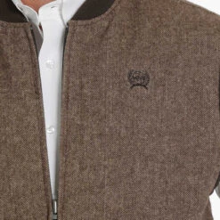 Cinch Men's Reversible Dark Brown & Light Brown Vest MWV1556002 -Ariat MWV1556002 5