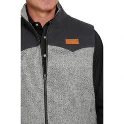 Cinch® Men's Grey Blanket Lined Poly-Wool Vest MWV1579001 9 Cinch® Men's Grey Blanket Lined Poly-Wool Vest MWV1579001 -Ariat MWV1579001 3