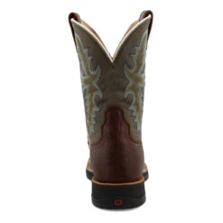 Twisted X® Men's 11" Tech X Brown & Green Boots MXW0004 -Ariat MXW0004 6
